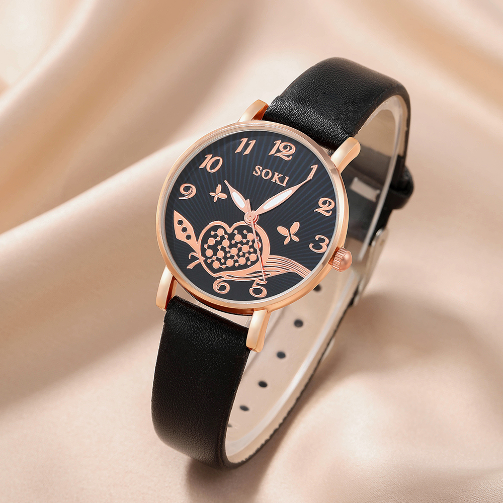 Fashion Heart Shape Buckle Quartz Womenu0027s Watches