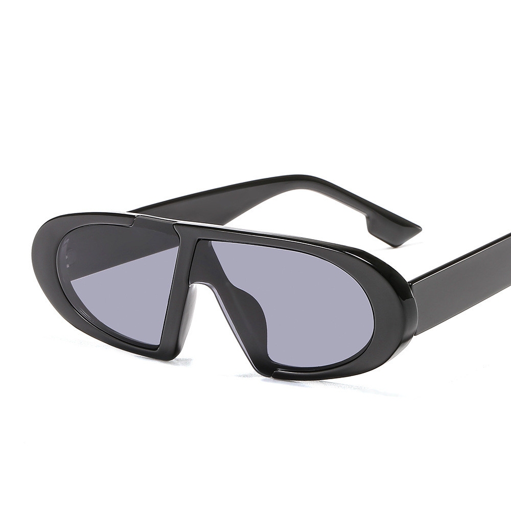 Fashion Leopard Pc Oval Frame Patchwork Full Frame Womenu0027s Sunglasses