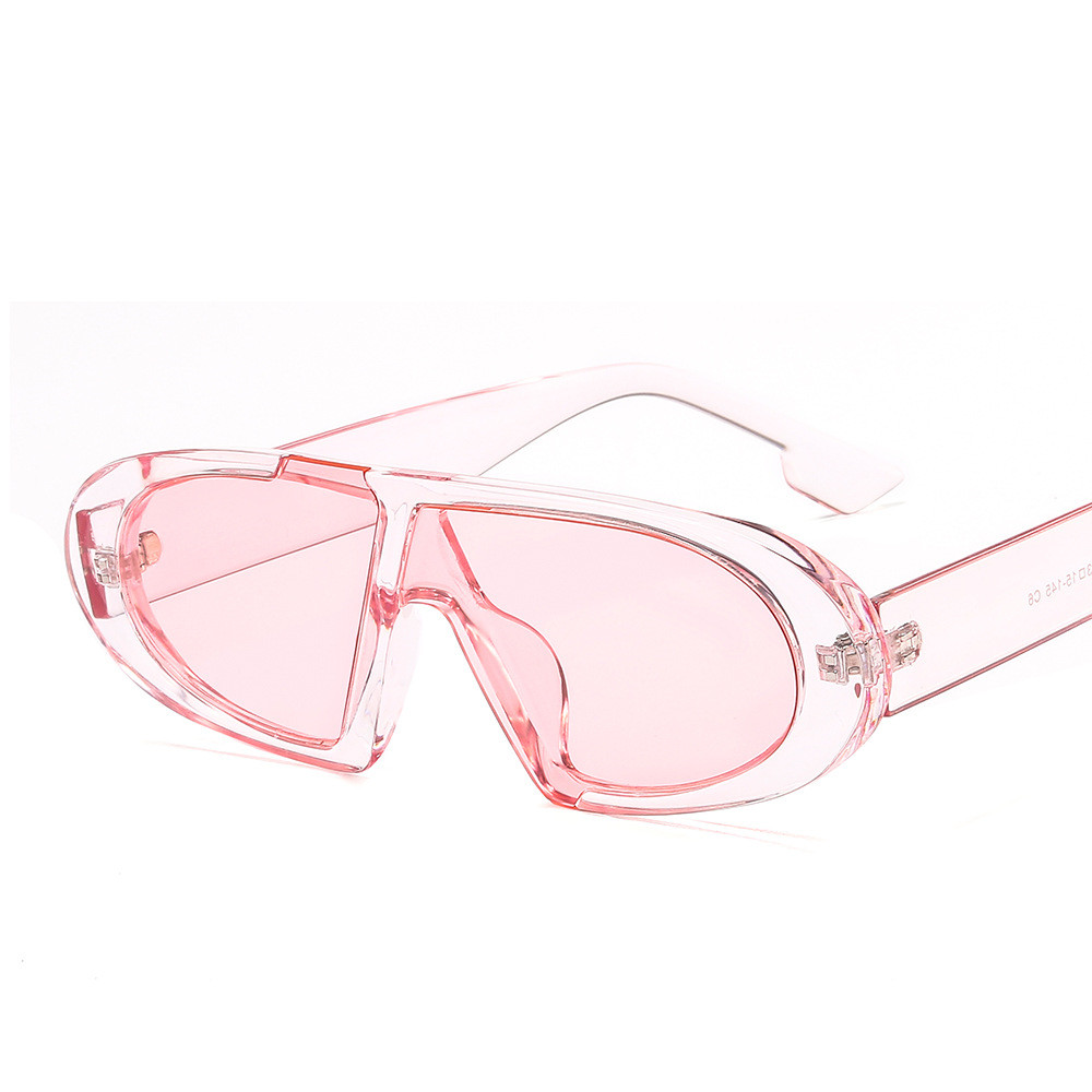 Fashion Leopard Pc Oval Frame Patchwork Full Frame Womenu0027s Sunglasses