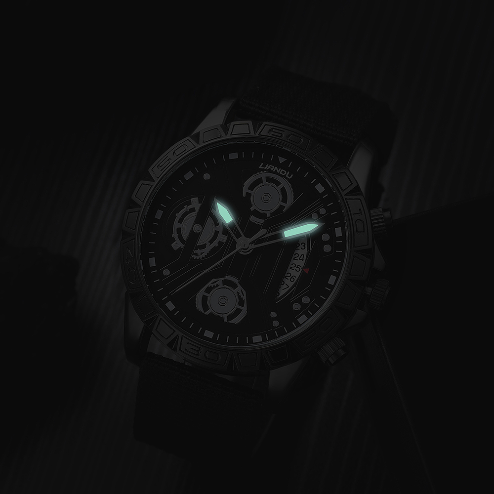 Fashion Solid Color Buckle Quartz Menu0027s Watches
