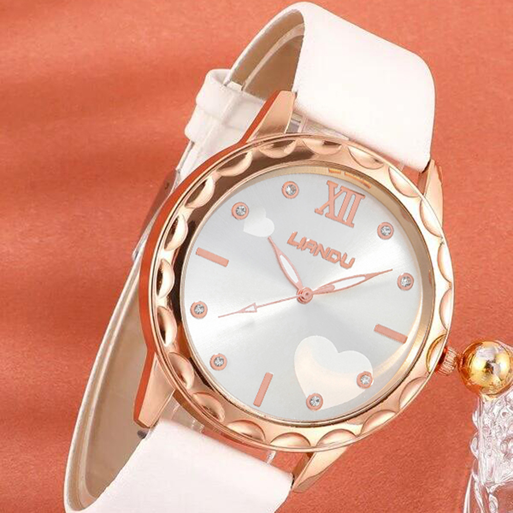 Fashion Solid Color Buckle Quartz Womenu0027s Watches