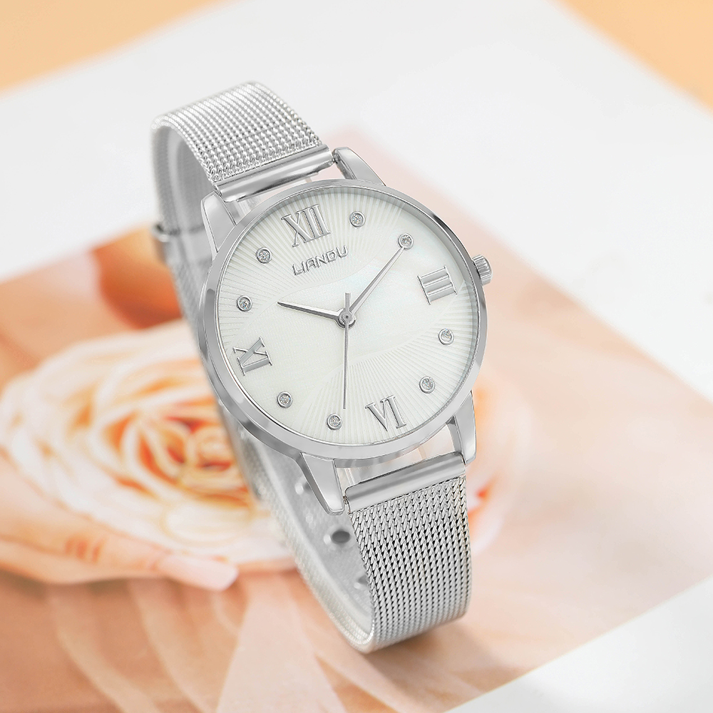Fashion Solid Color Buckle Quartz Womenu0027s Watches