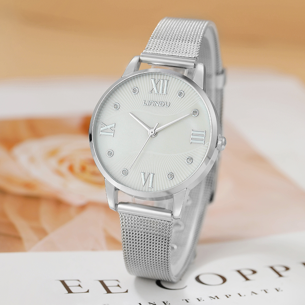 Fashion Solid Color Buckle Quartz Womenu0027s Watches