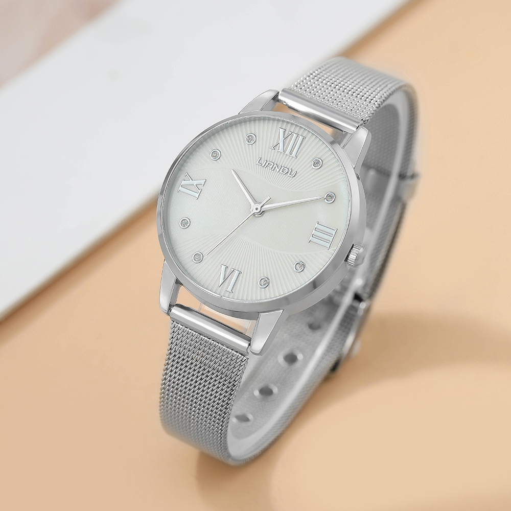 Fashion Solid Color Buckle Quartz Womenu0027s Watches