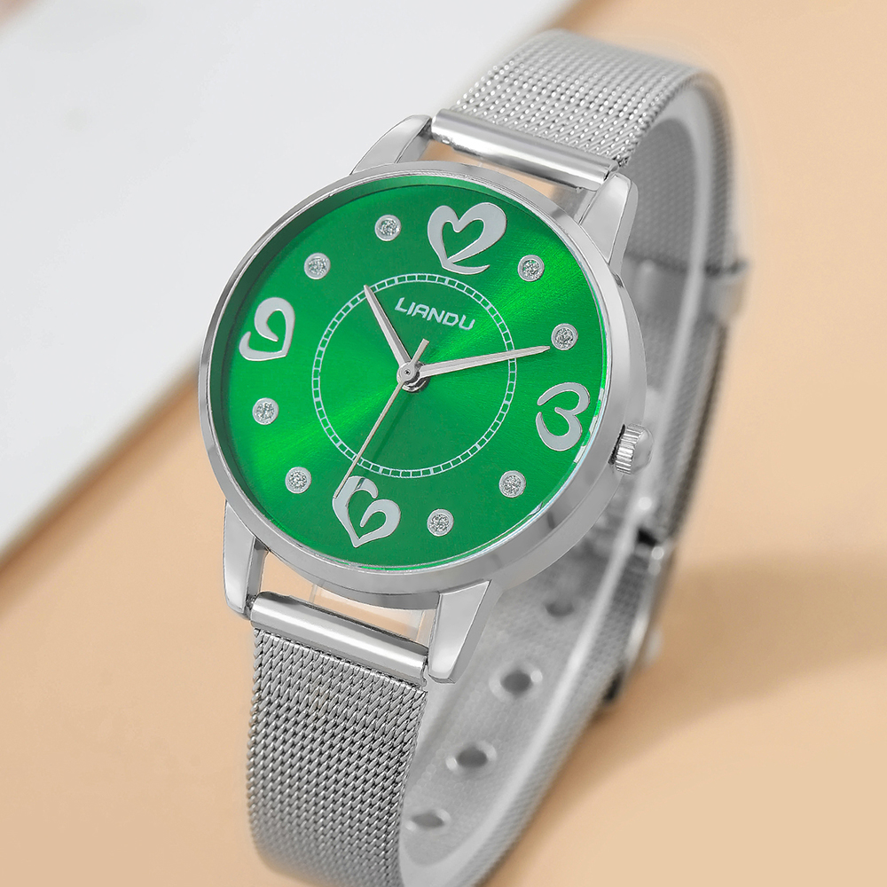 Fashion Heart Shape Buckle Quartz Womenu0027s Watches