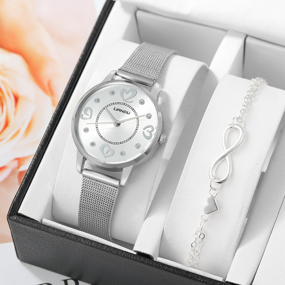 Fashion Heart Shape Buckle Quartz Womenu0027s Watches