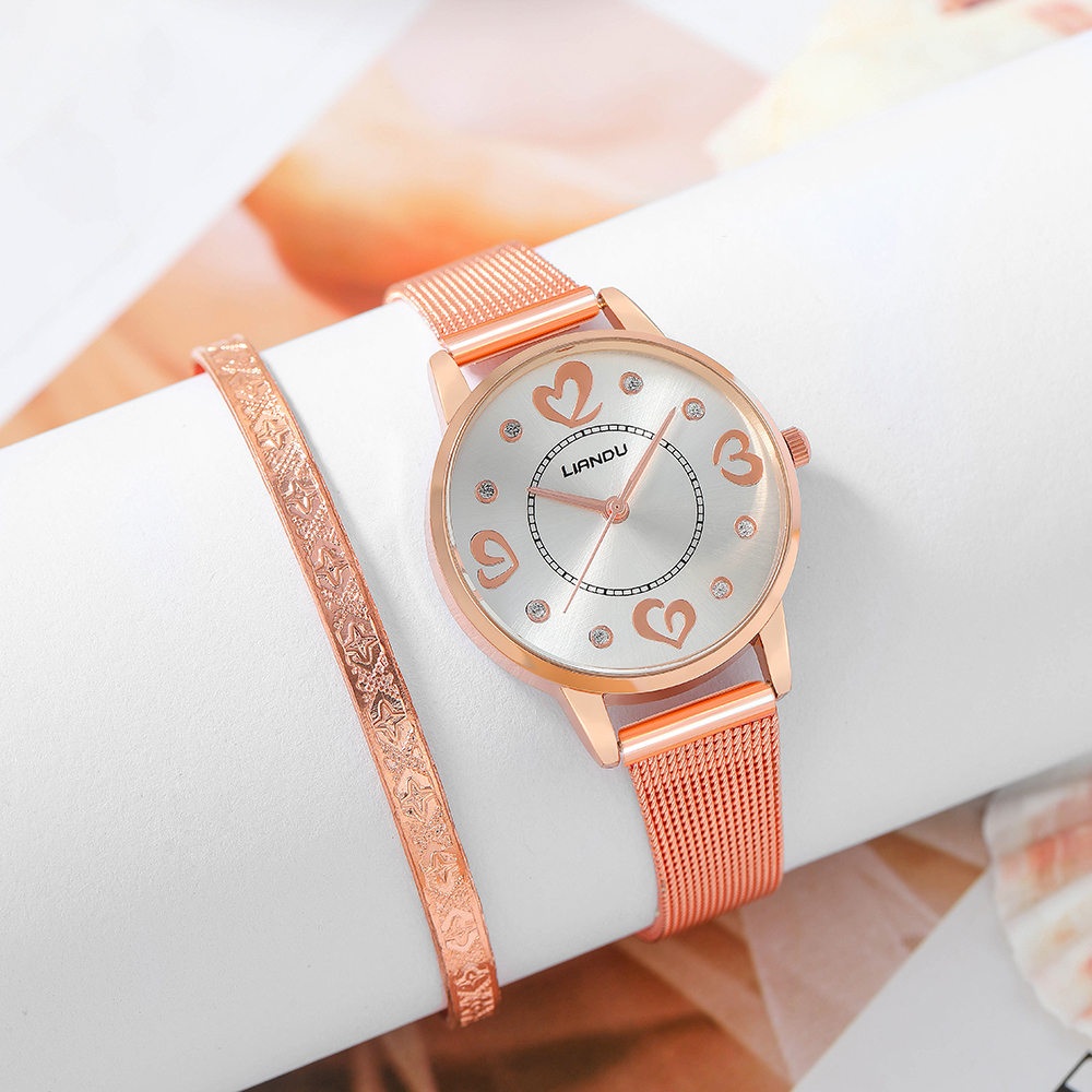 Fashion Heart Shape Buckle Quartz Womenu0027s Watches