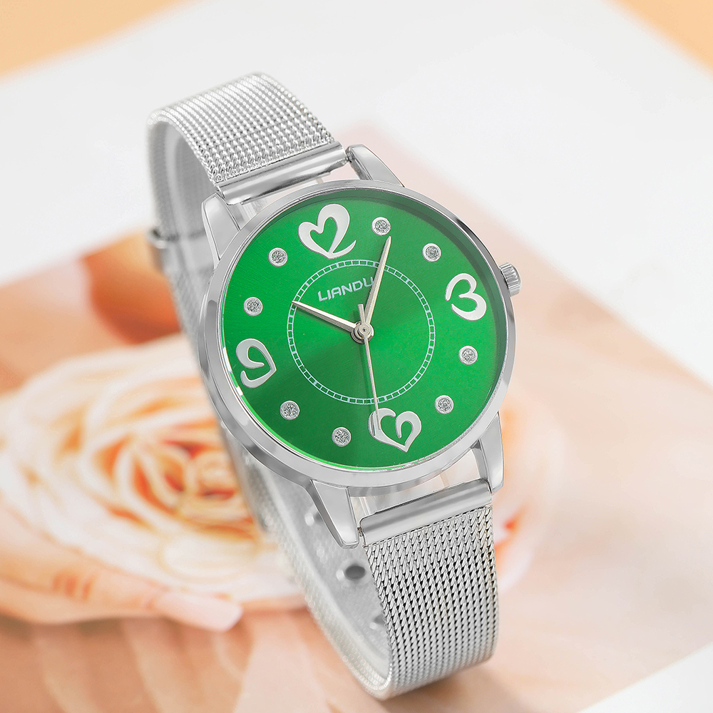 Fashion Heart Shape Buckle Quartz Womenu0027s Watches