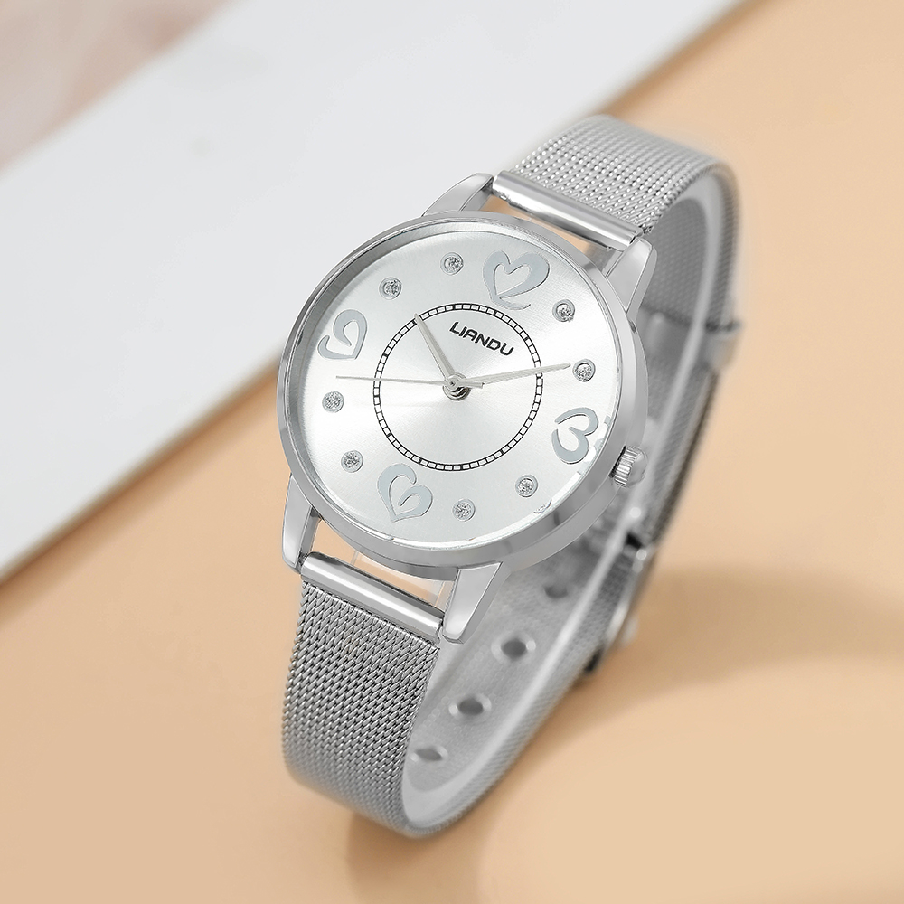 Fashion Heart Shape Buckle Quartz Womenu0027s Watches