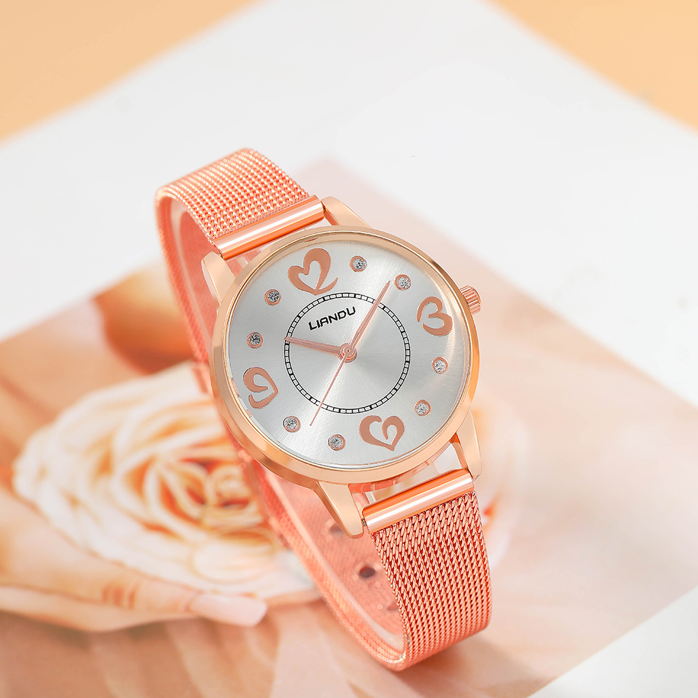 Fashion Heart Shape Buckle Quartz Womenu0027s Watches