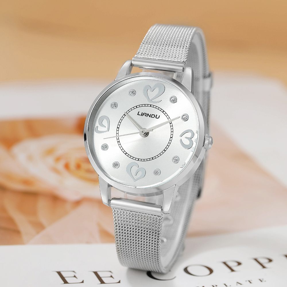 Fashion Heart Shape Buckle Quartz Womenu0027s Watches