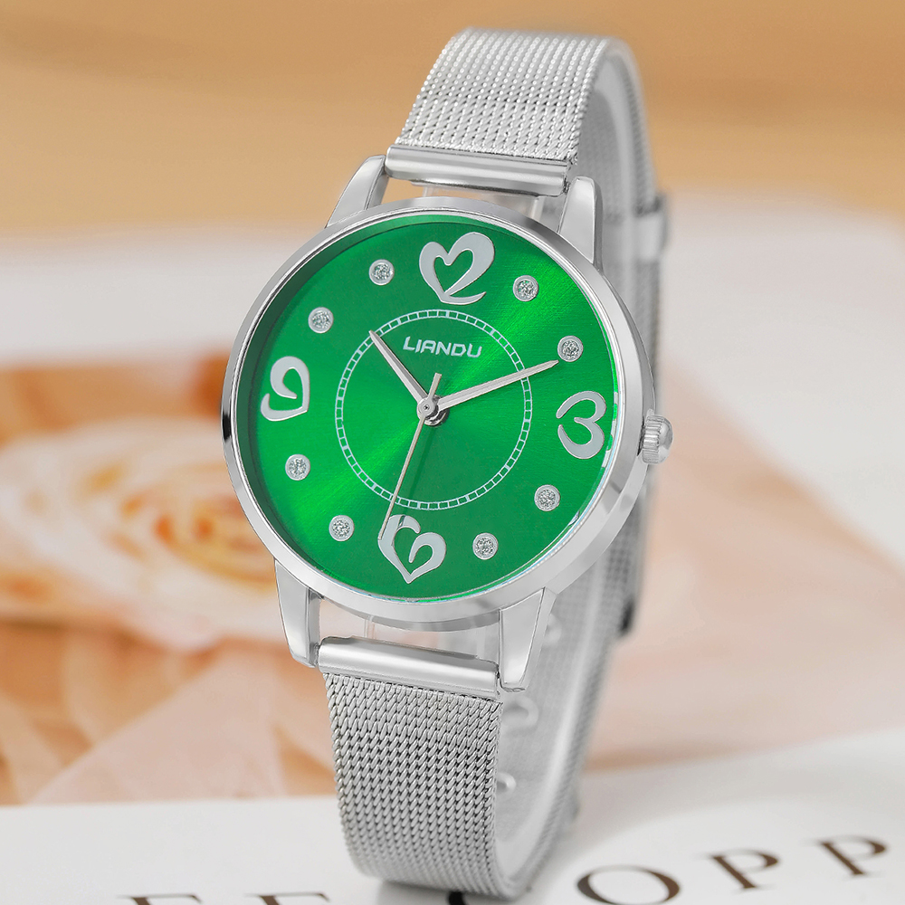 Fashion Heart Shape Buckle Quartz Womenu0027s Watches