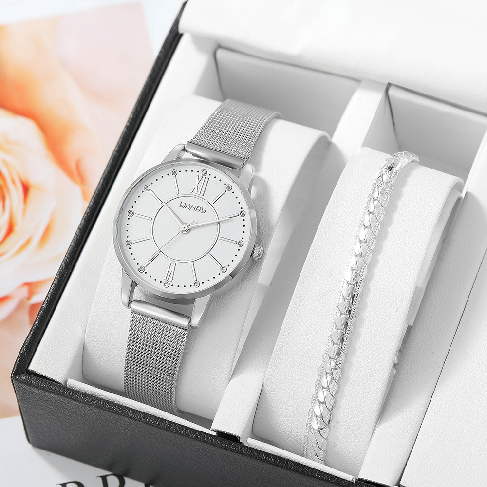 Fashion Solid Color Buckle Quartz Womenu0027s Watches