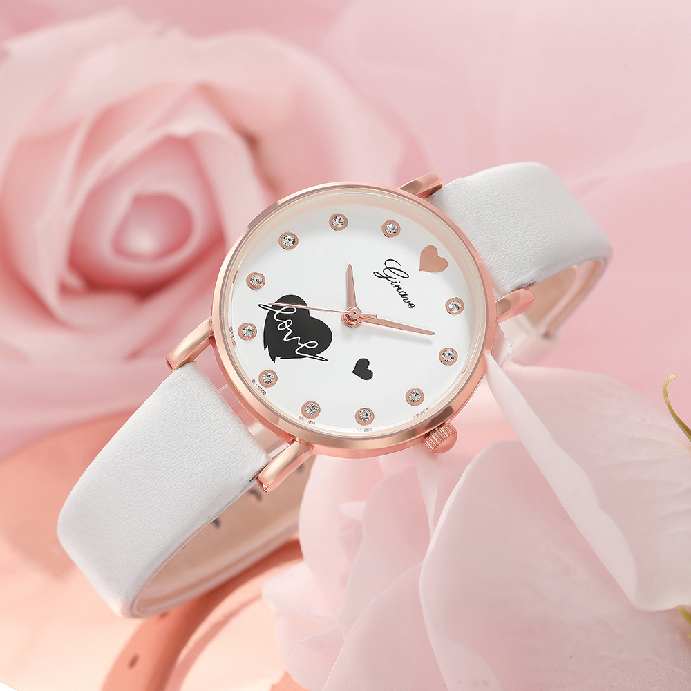 Fashion Heart Shape Buckle Quartz Womenu0027s Watches