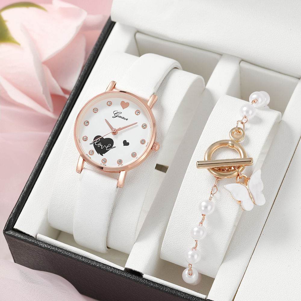 Fashion Heart Shape Buckle Quartz Womenu0027s Watches