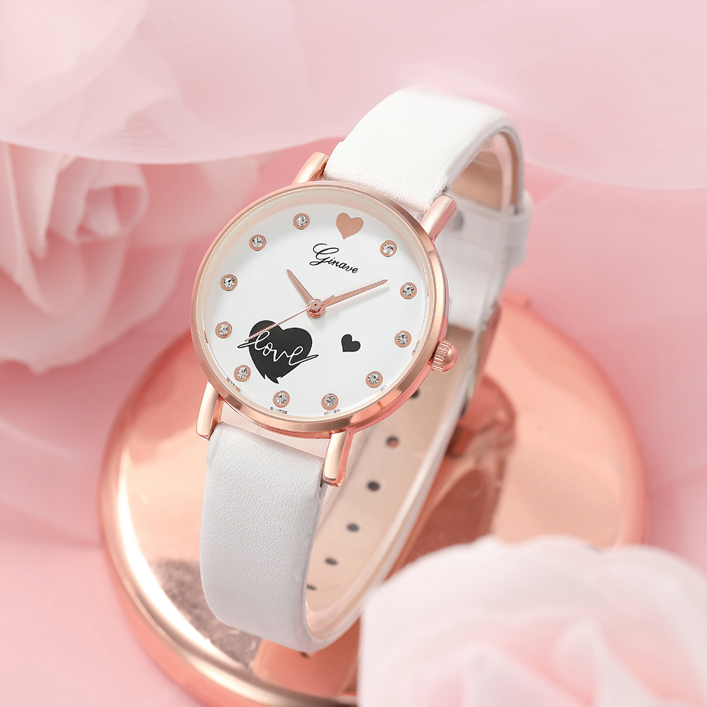 Fashion Heart Shape Buckle Quartz Womenu0027s Watches