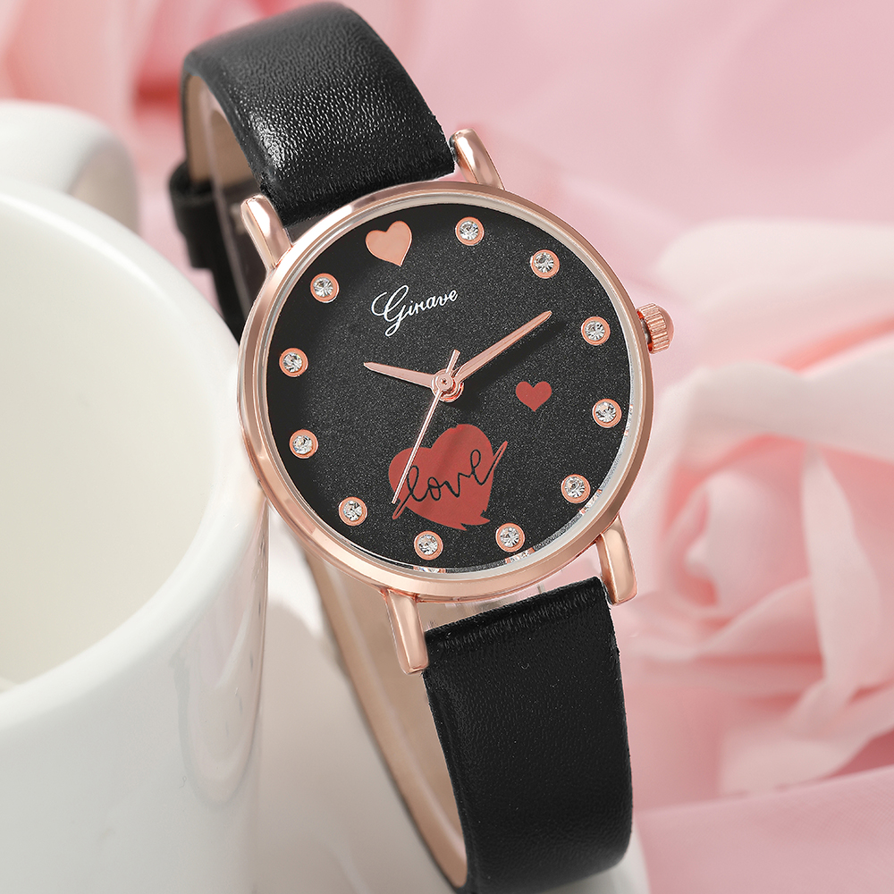 Fashion Heart Shape Buckle Quartz Womenu0027s Watches