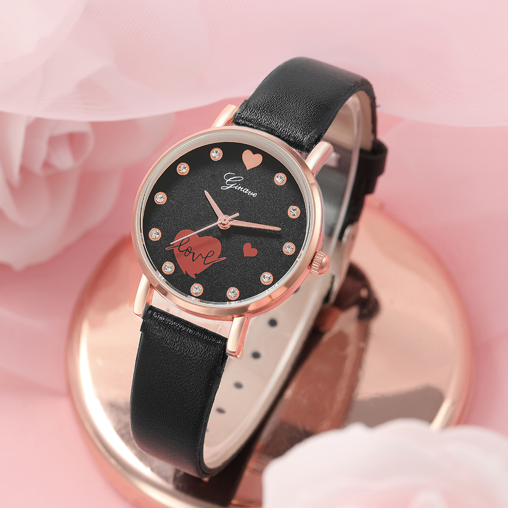 Fashion Heart Shape Buckle Quartz Womenu0027s Watches
