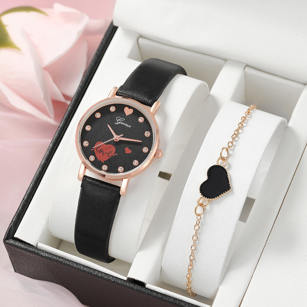 Fashion Heart Shape Buckle Quartz Womenu0027s Watches