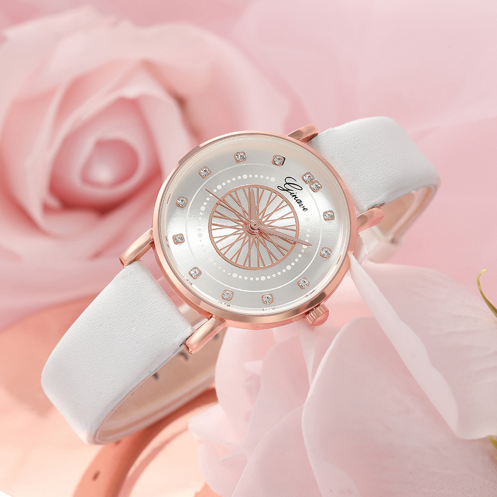 Fashion Round Buckle Quartz Womenu0027s Watches
