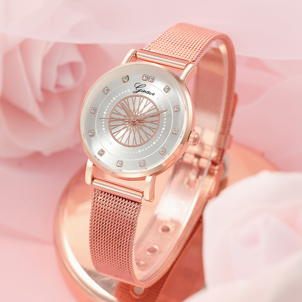 Fashion Round Buckle Quartz Womenu0027s Watches