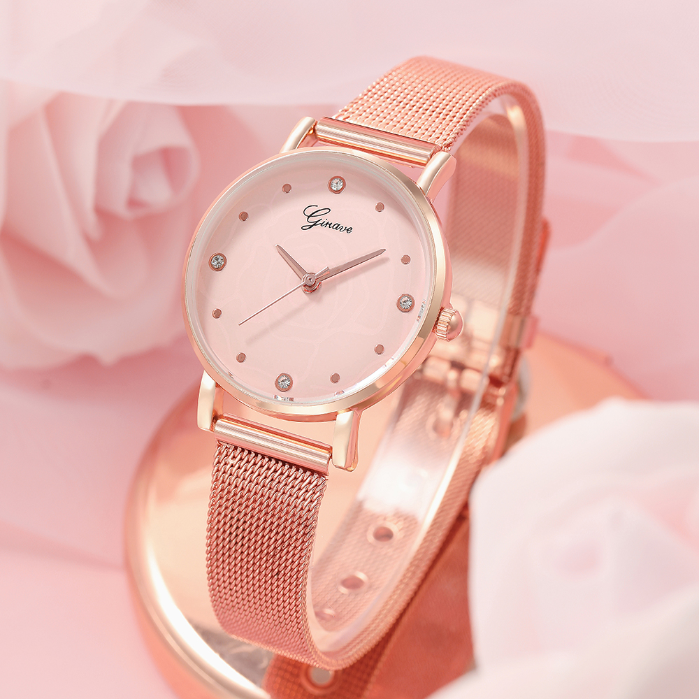 Fashion Solid Color Buckle Quartz Womenu0027s Watches