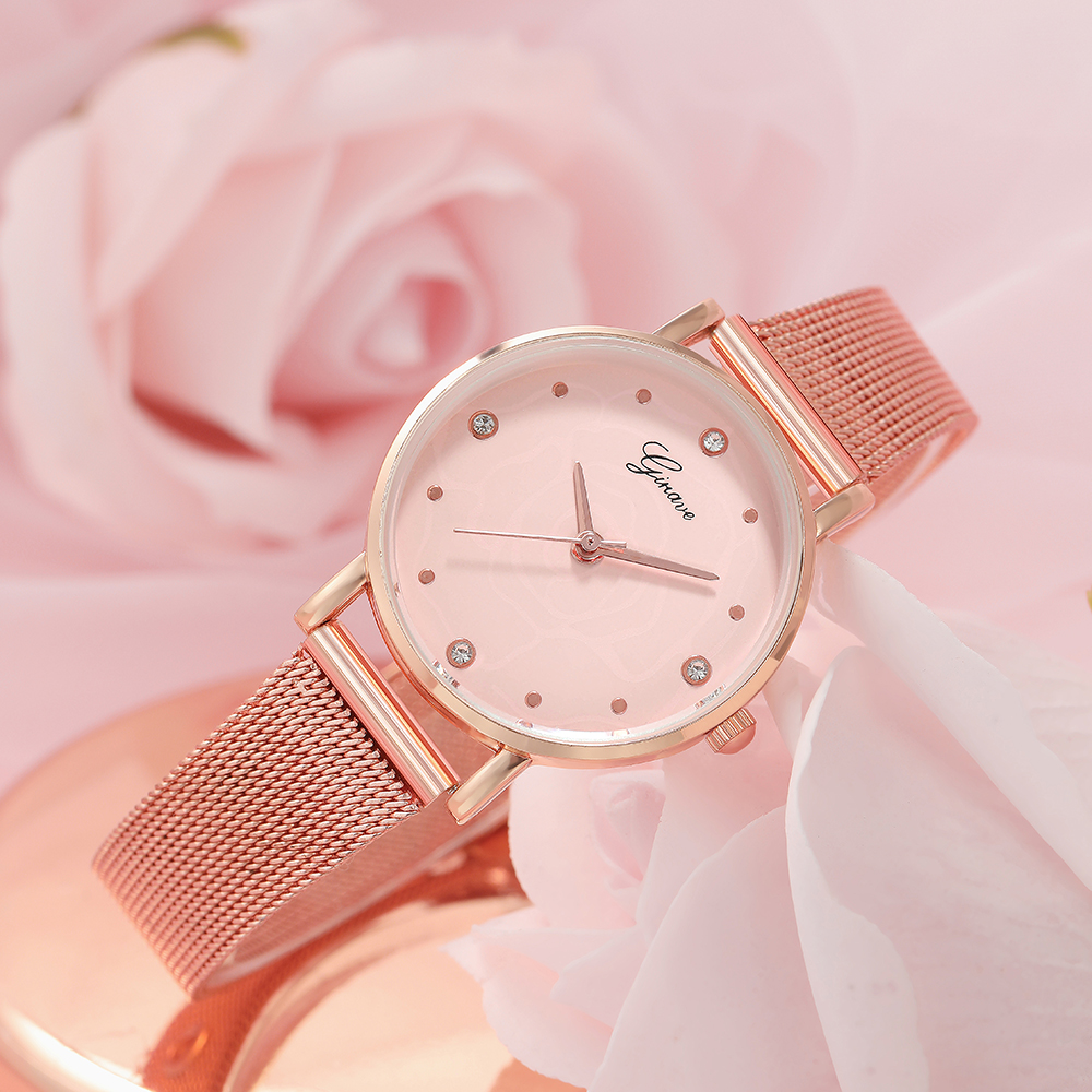 Fashion Solid Color Buckle Quartz Womenu0027s Watches