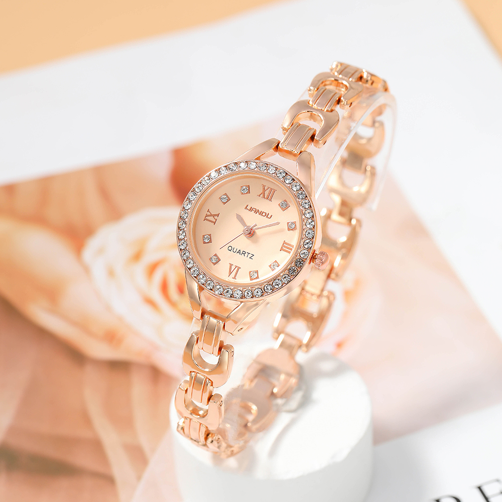 Fashion Solid Color Jewelry Buckle Quartz Womenu0027s Watches