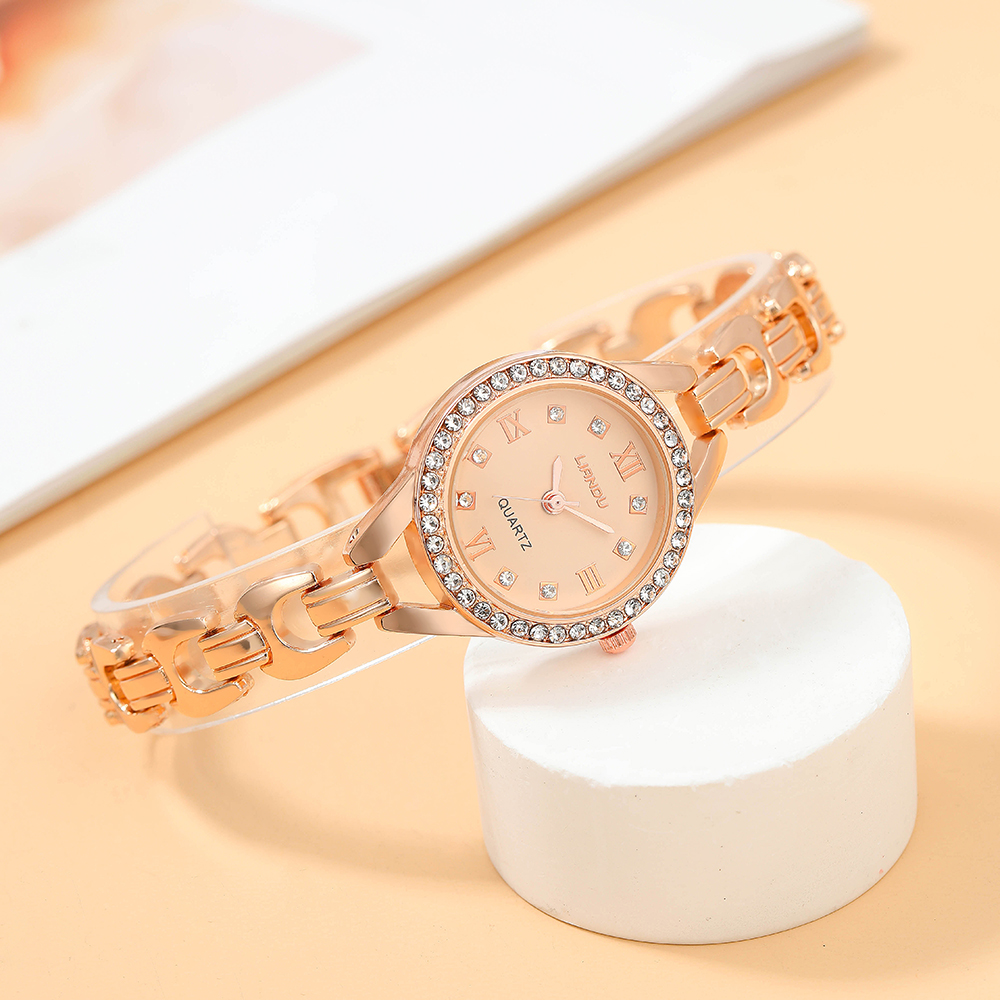 Fashion Solid Color Jewelry Buckle Quartz Womenu0027s Watches