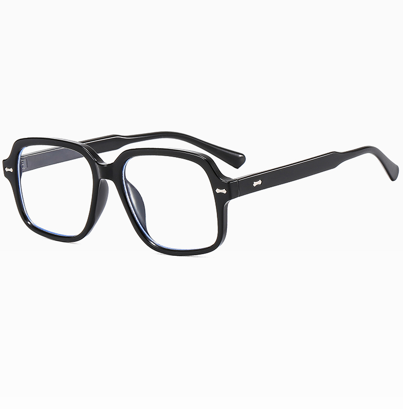 Fashion Solid Color Pc Square Full Frame Optical Glasses