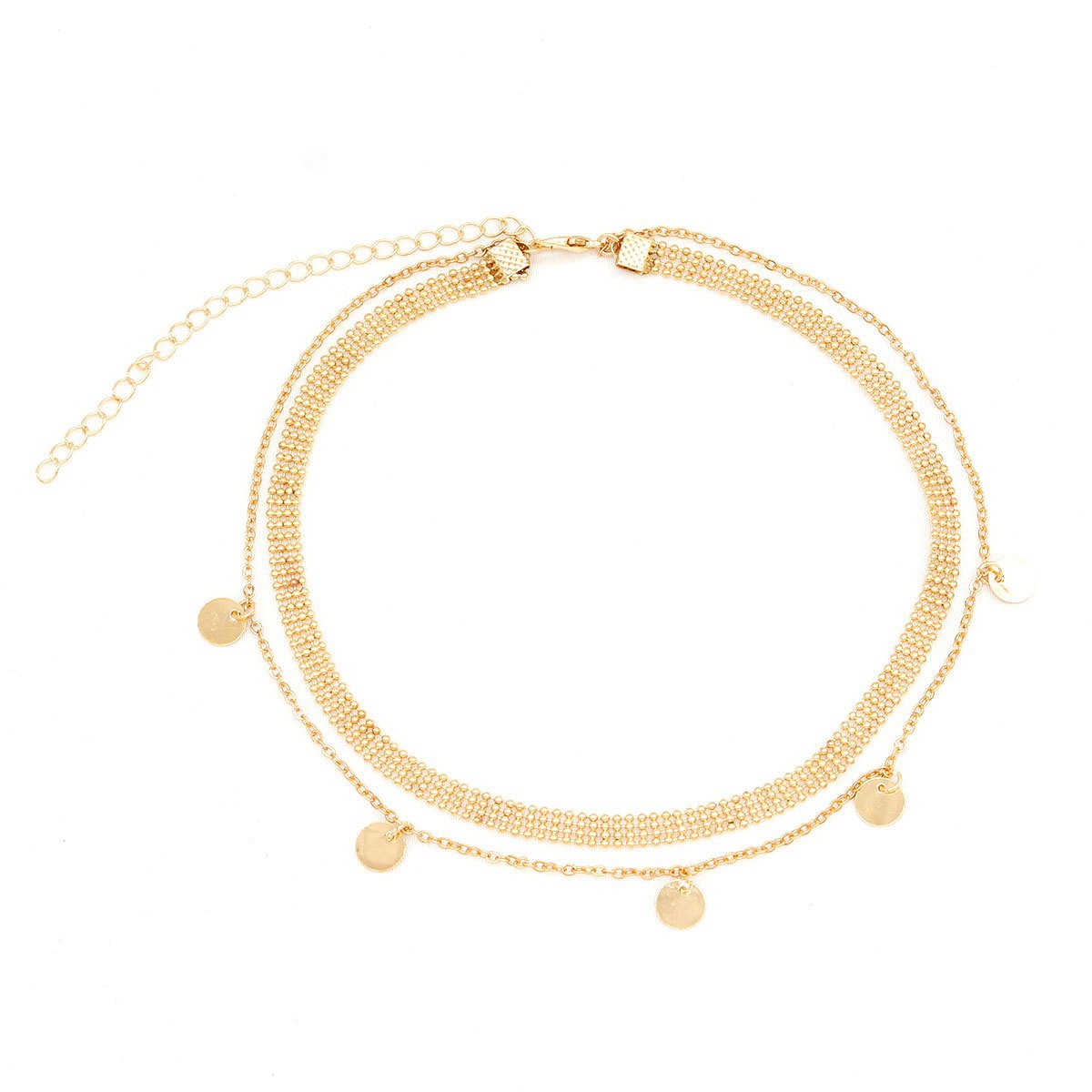 Fashion Geometric Alloy Plating Womenu0027S Layered Necklaces