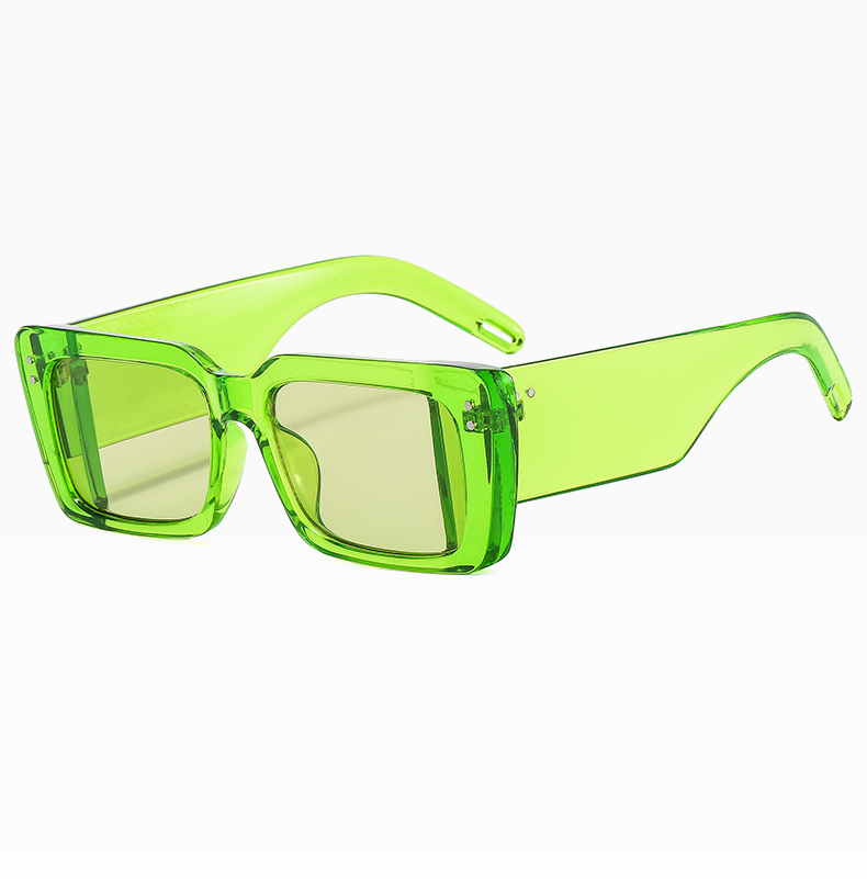 Fashion Solid Color Pc Square Full Frame Womenu0027s Sunglasses