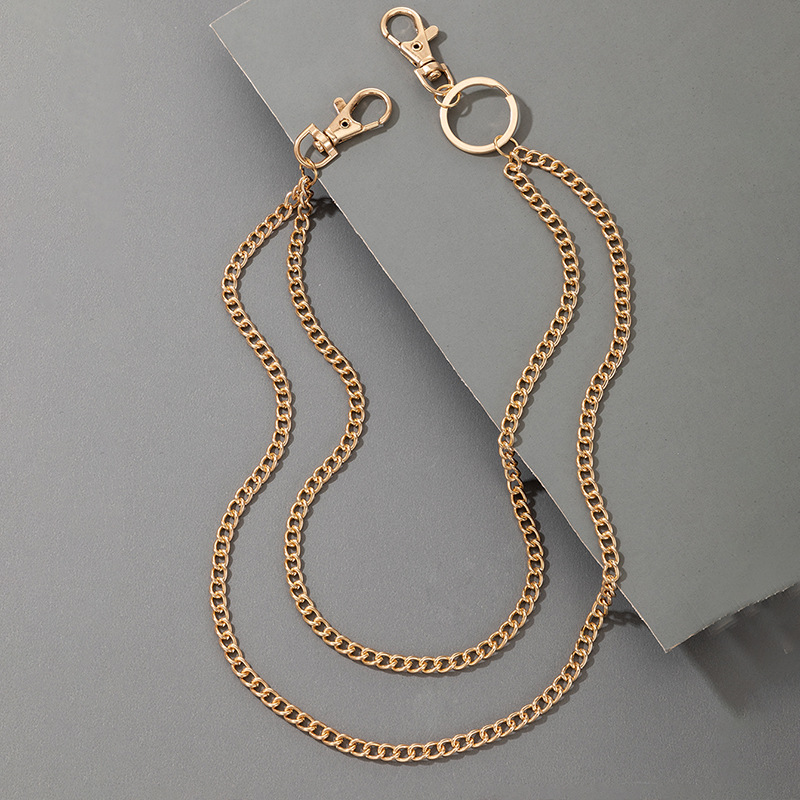 Simple Style Geometric Alloy Chain Unisex Layered Necklaces 1 Piece