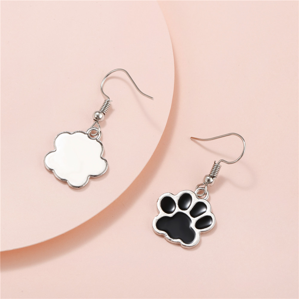 Fashion Paw Print Alloy Womenu0027S Drop Earrings 1 Pair