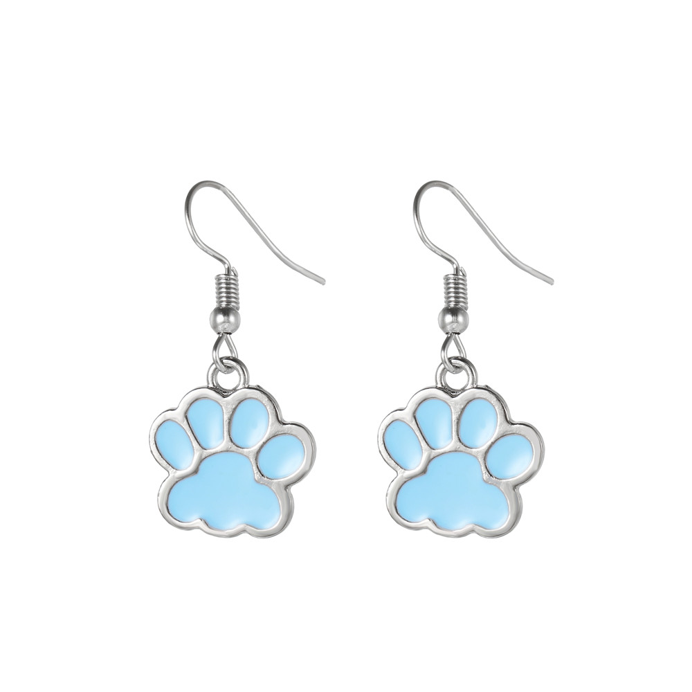 Fashion Paw Print Alloy Womenu0027S Drop Earrings 1 Pair