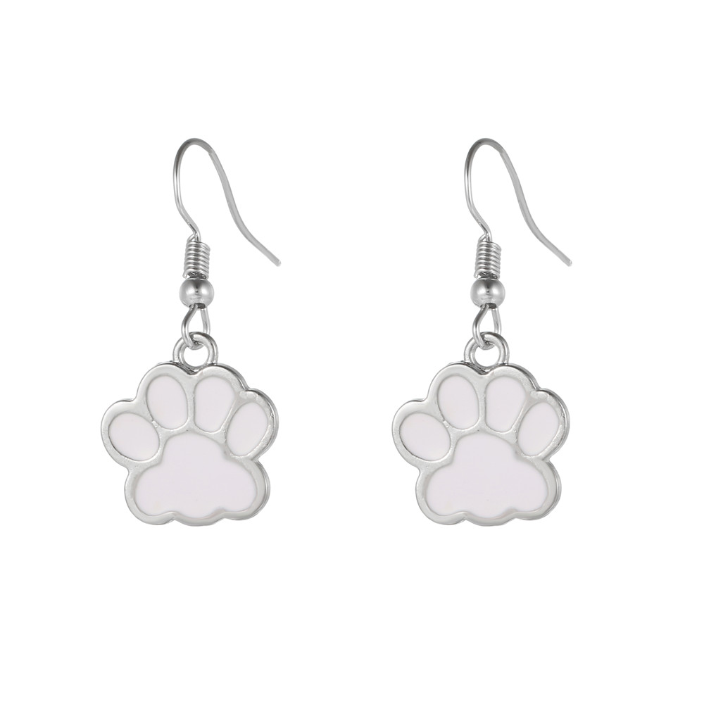 Fashion Paw Print Alloy Womenu0027S Drop Earrings 1 Pair