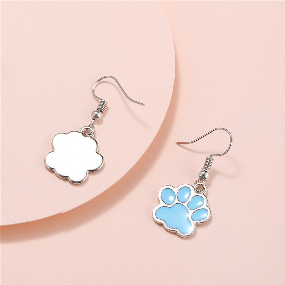 Fashion Paw Print Alloy Womenu0027S Drop Earrings 1 Pair