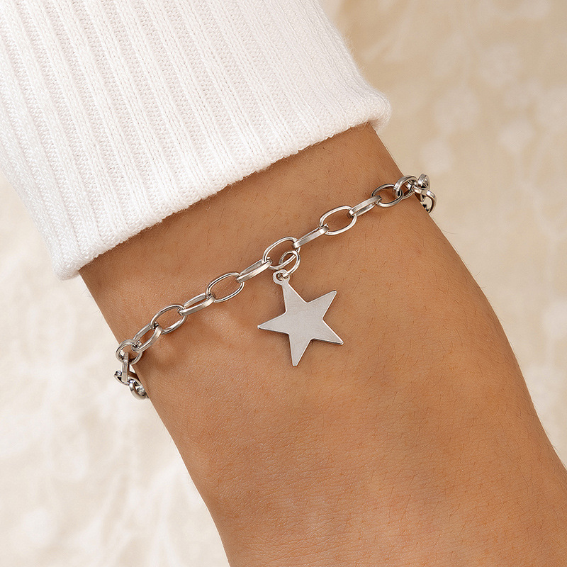 Simple Style Star Alloy Unisex Bracelets 1 Piece