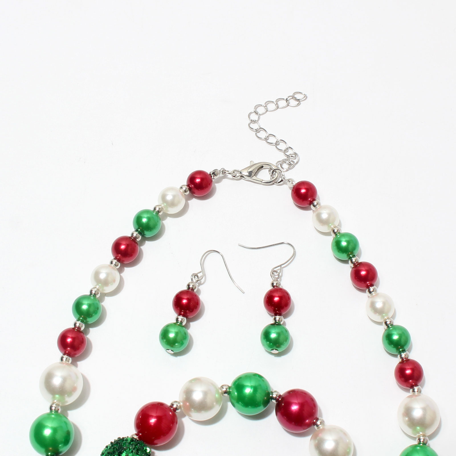 Fashion Multicolor Alloy Beaded Womenu0027S Necklace 1 Set