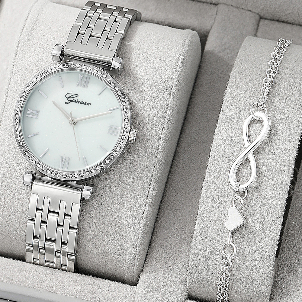 Fashion Solid Color Double Side Snaps Quartz Womenu0027s Watches
