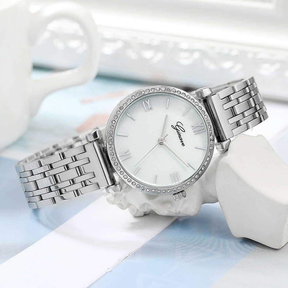 Fashion Solid Color Double Side Snaps Quartz Womenu0027s Watches