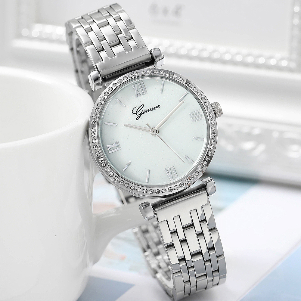 Fashion Solid Color Double Side Snaps Quartz Womenu0027s Watches