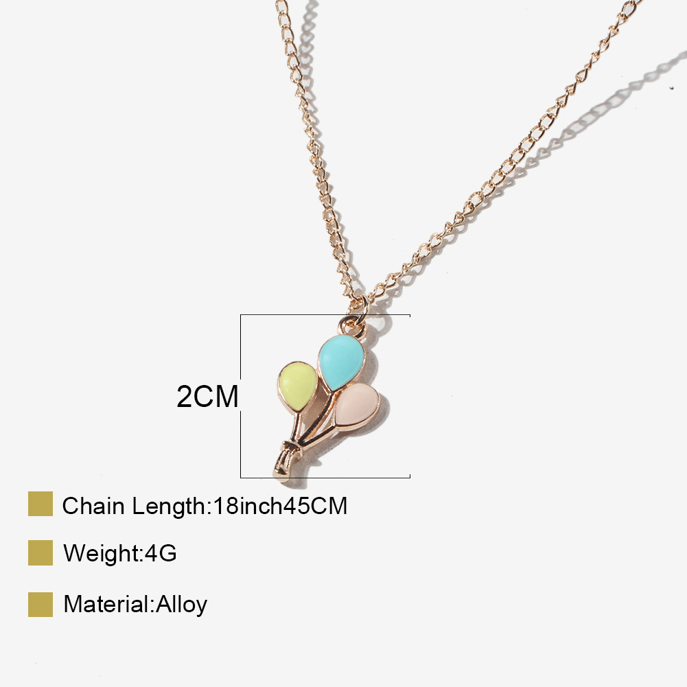 Cute Balloon Alloy Plating Womenu0027S Pendant Necklace 1 Piece