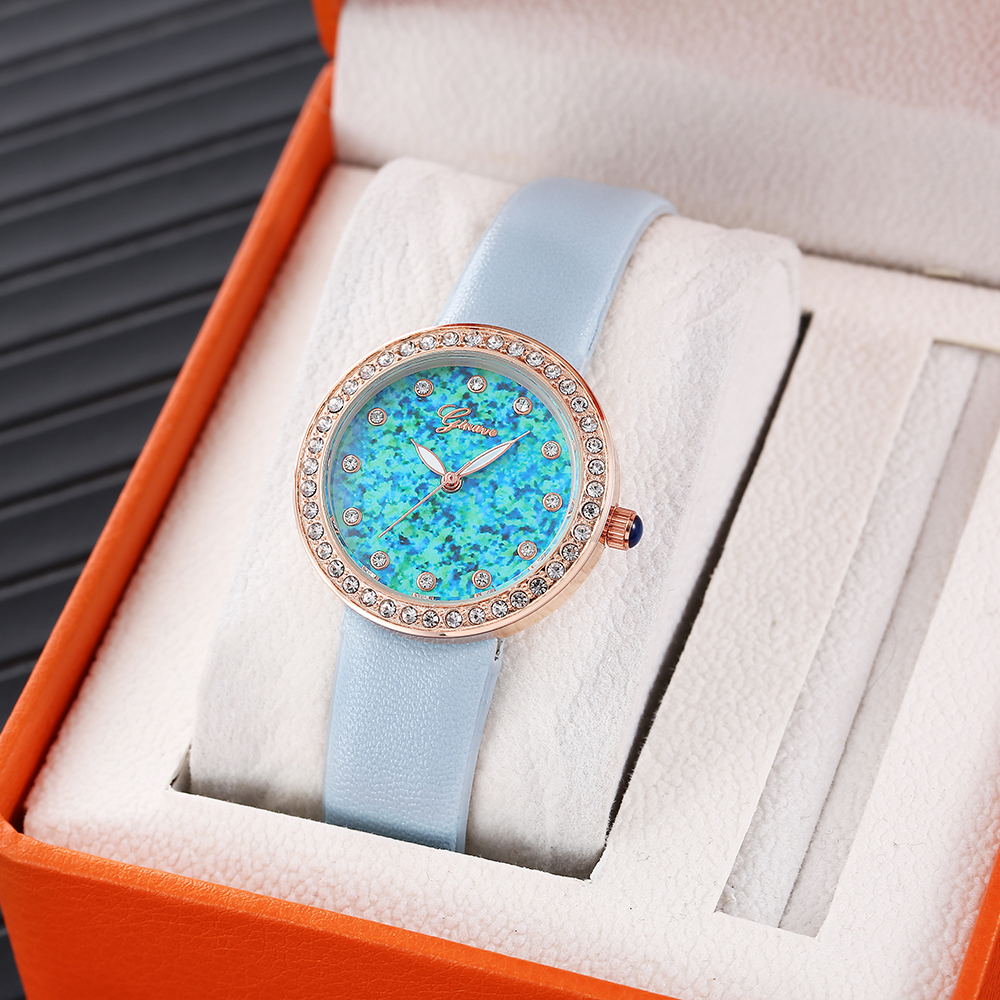 Fashion Solid Color Buckle Quartz Womenu0027s Watches