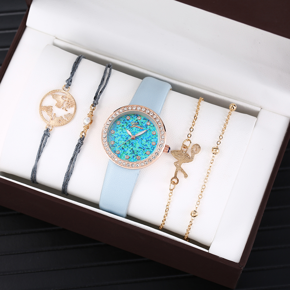 Fashion Solid Color Buckle Quartz Womenu0027s Watches