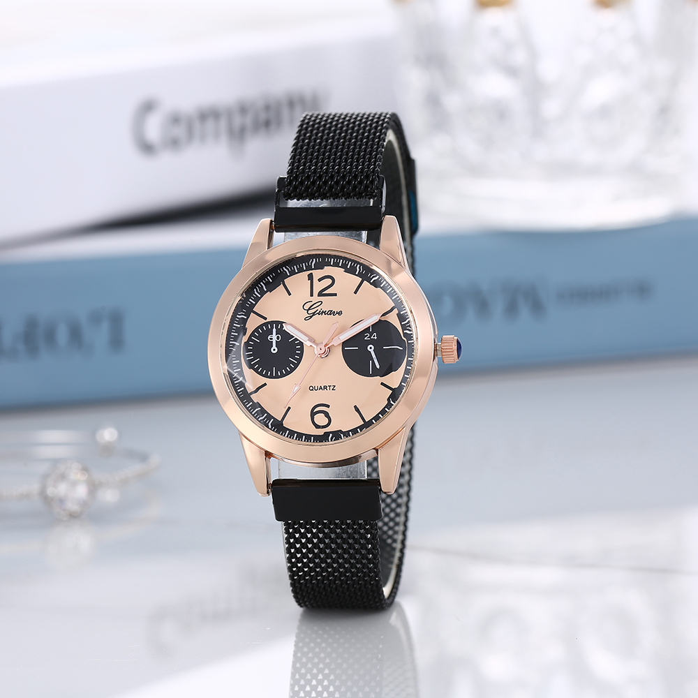 Fashion Solid Color Magnet Buckle Quartz Womenu0027s Watches
