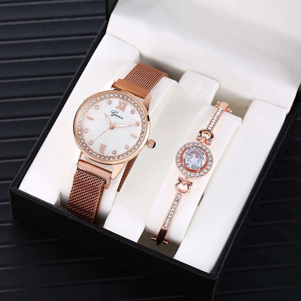 Fashion Solid Color Magnet Buckle Quartz Womenu0027s Watches