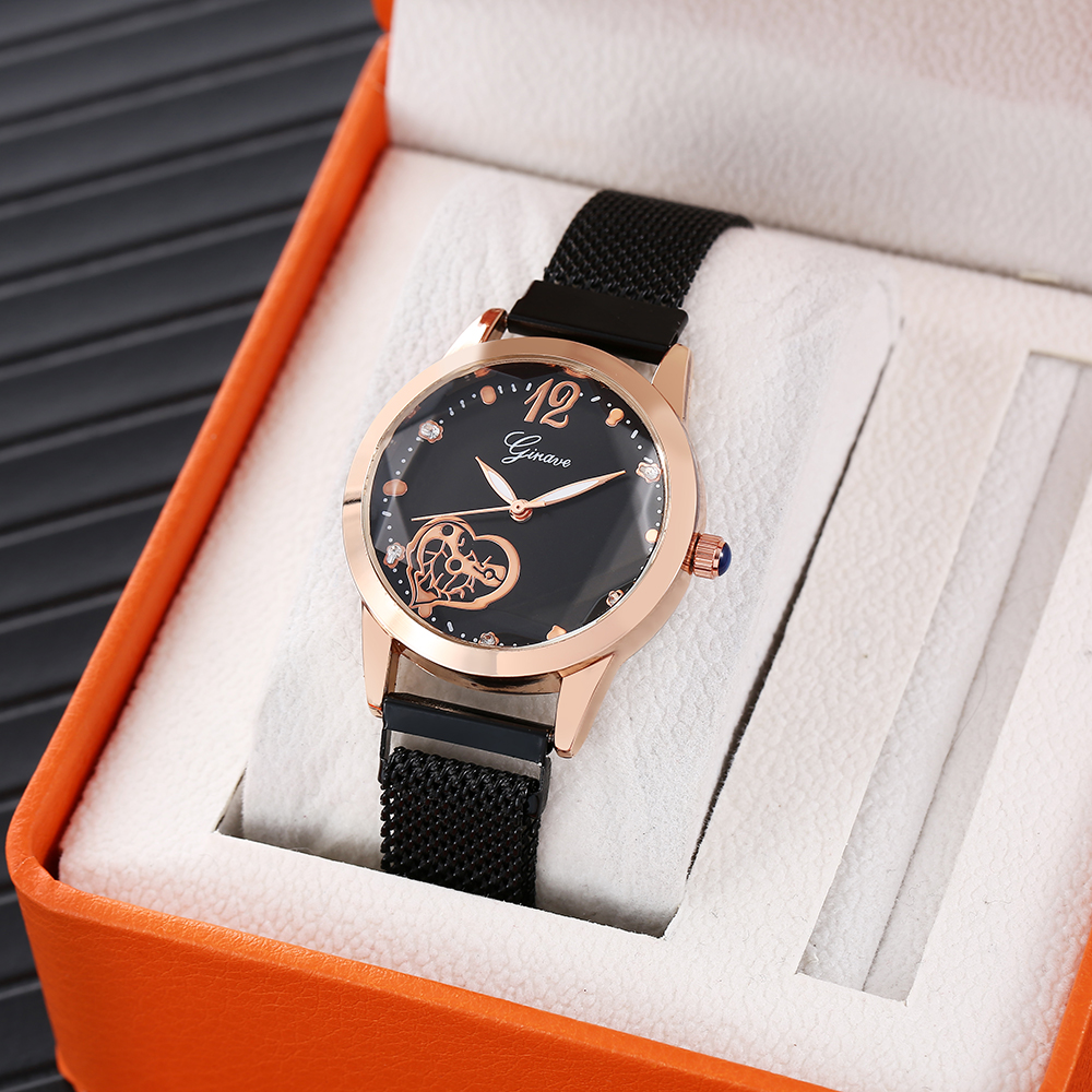 Fashion Solid Color Magnet Buckle Quartz Womenu0027s Watches