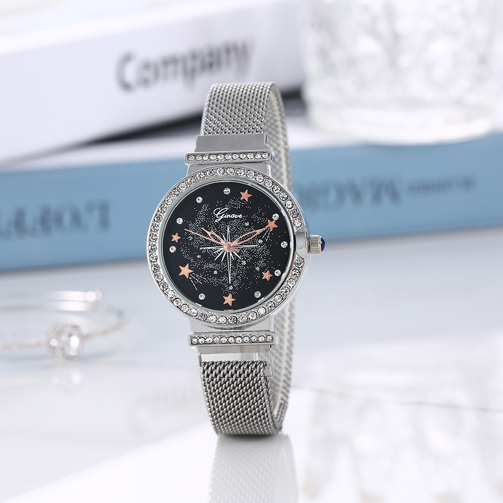 Fashion Solid Color Magnet Buckle Quartz Womenu0027s Watches