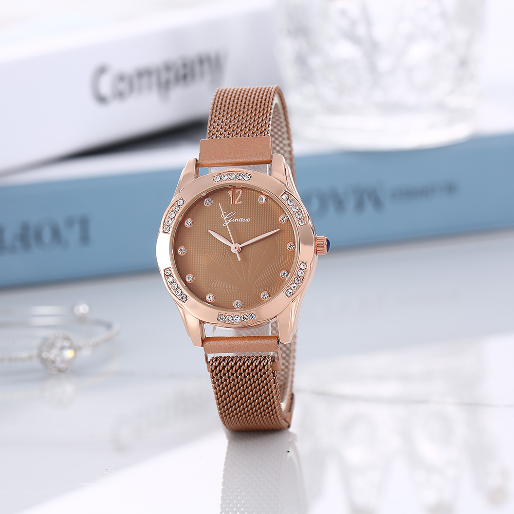 Fashion Butterfly Magnet Buckle Quartz Womenu0027s Watches